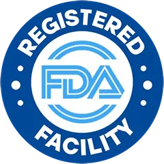 FDA registered facility badge