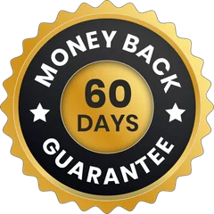 Money back, 60 days badge